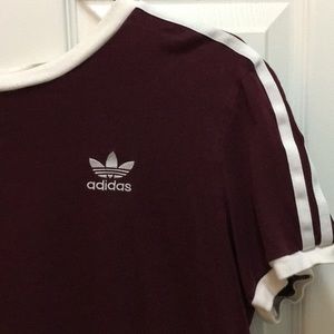 Maroon Adidas Shirt